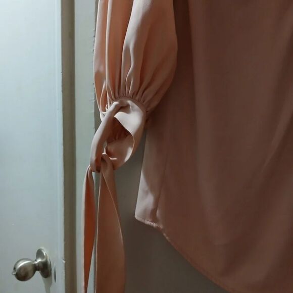 C/MEO NWT Cameo Collective Cocktail Wedding Pink Silk Shoulder Girly Dress-S - Picture 11 of 14